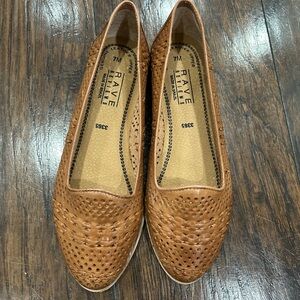 Rave Women's Brown Perforated Flats